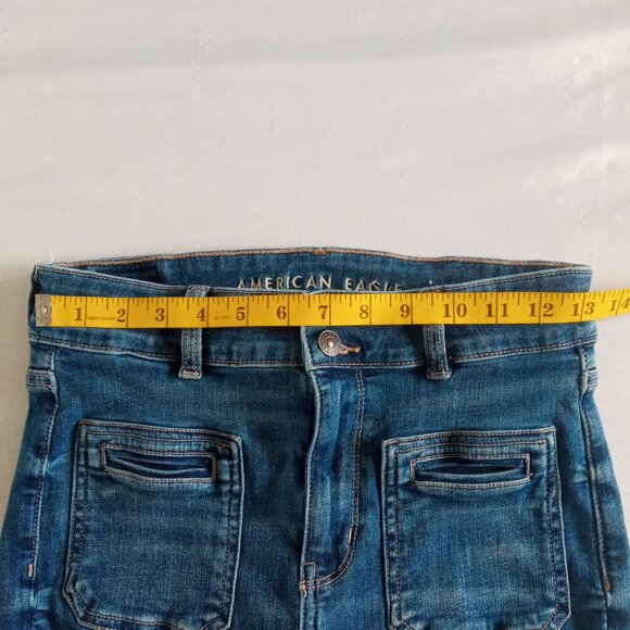 AE Next Level Festival Flare Jeans Size 4 regular - Picture 6 of 9